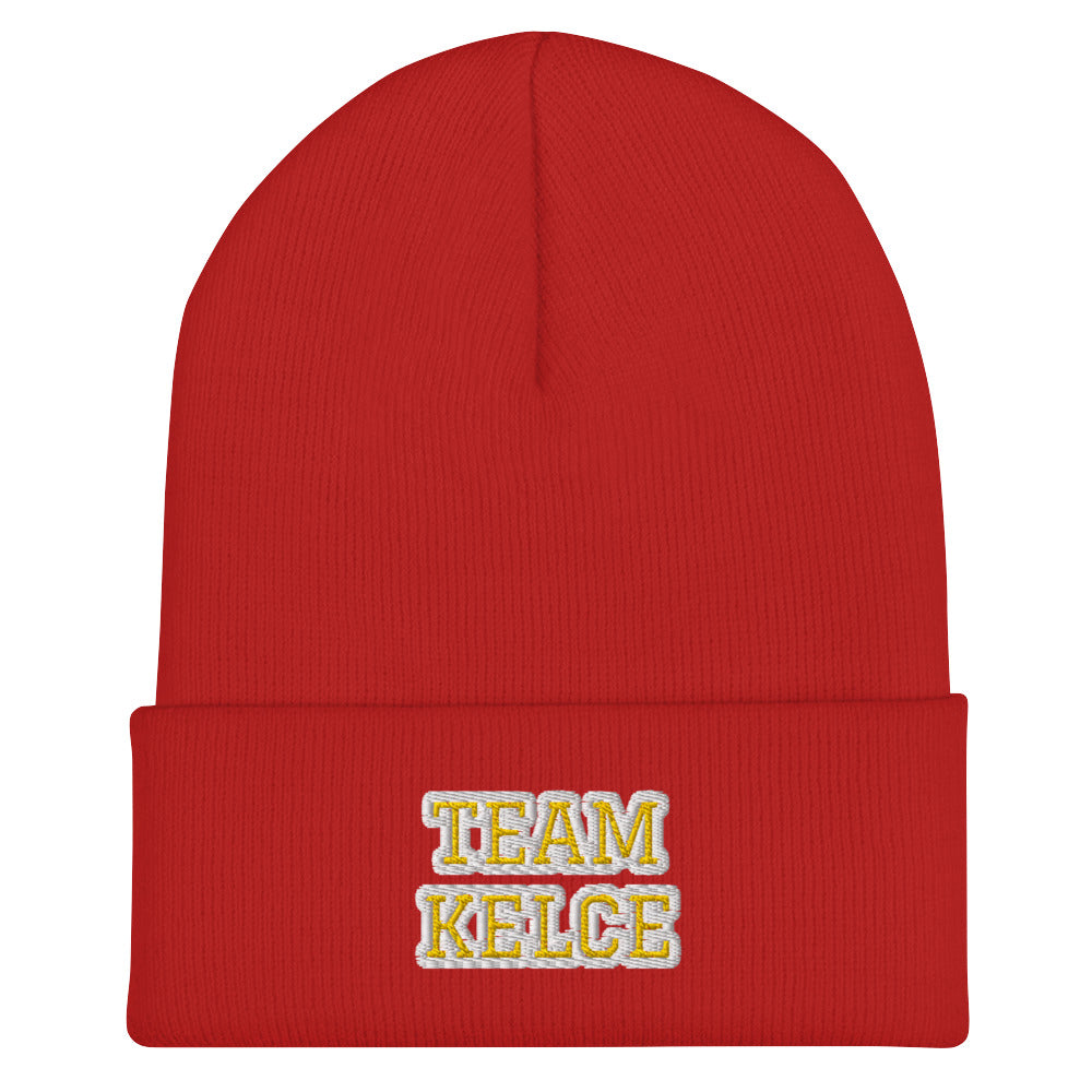 Team Kelce Cuffed Beanie - Embroidered