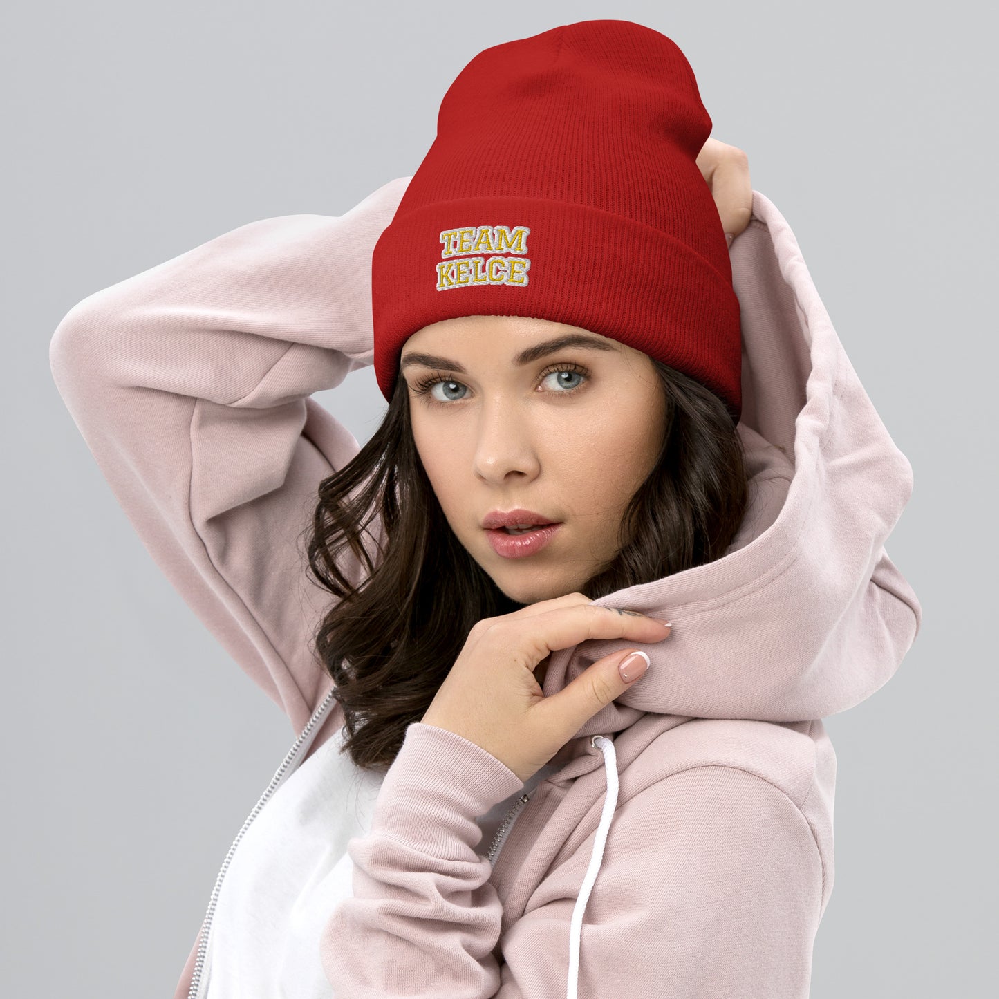 Team Kelce Cuffed Beanie - Embroidered